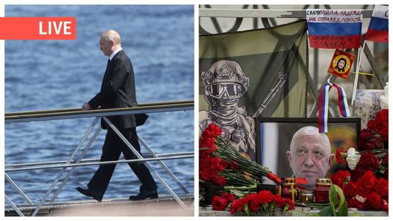 Direct - Guerre en Ukraine : Poutine ne prévoit pas de se rendre aux funérailles de Prigojine