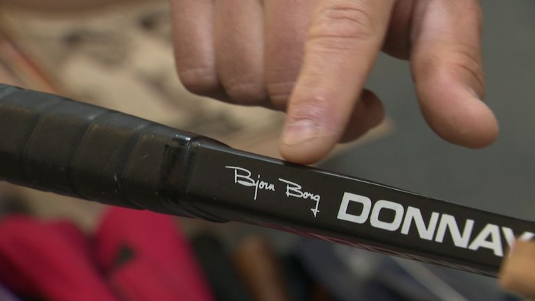 Expertise par un collectionneur de raquettes Donnay, marque emblématique de Bernard Tapie