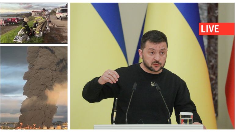 Direct - Guerre en Ukraine : un dépôt pétrolier de Sébastopol en flamme, Zelensky déclare vouloir reprendre la Crimée