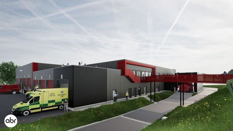 La première pierre de la nouvelle caserne des pompiers à Tubize est posée
