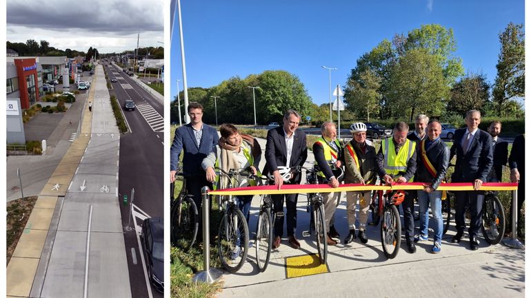 D'une longueur de 4,2 km, la cyclostrade entre Wavre et Louvain-la-Neuve a été inaugurée