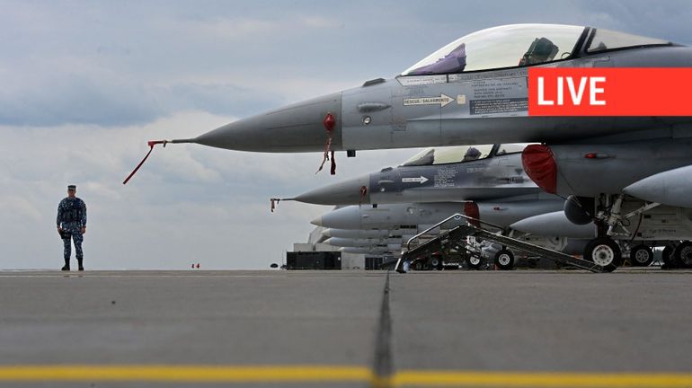 Direct - Guerre en Ukraine : la Défense belge chargée d'étudier la possibilité de mettre des F-16 à disposition