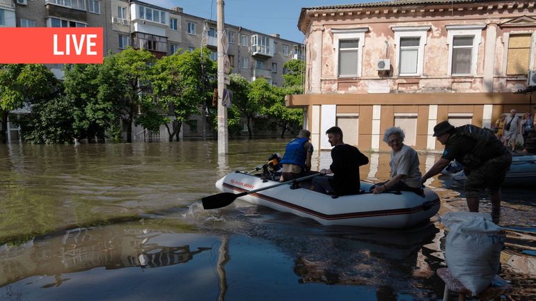 Direct - Guerre en Ukraine : le pic des inondations suite à la destruction du barrage de Kakhovka est passé