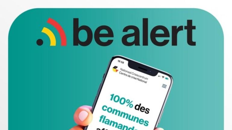 Le système BE-Alert couvre désormais 95% du territoire national