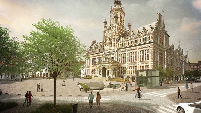 Métro Nord : un scénario à la Palais du Midi pour l'hôtel communal de Schaerbeek ?