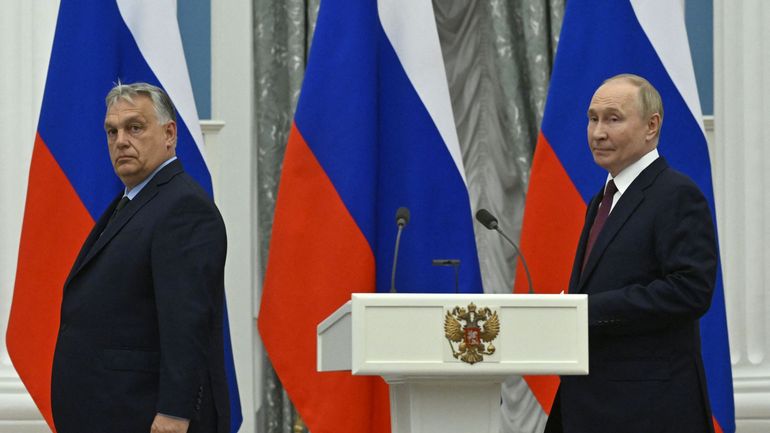 Guerre en Ukraine : Poutine campe sur ses exigences devant Orban à Moscou, sous les huées de l'Union européenne