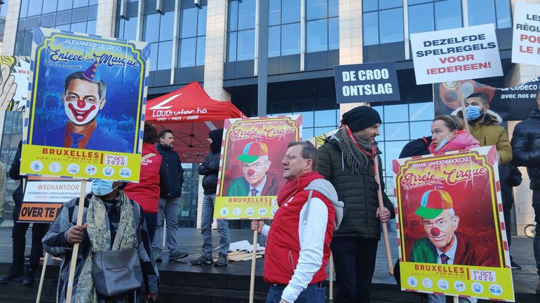 Le secteur des jeux d'argent manifeste à Bruxelles pour protester contre sa fermeture