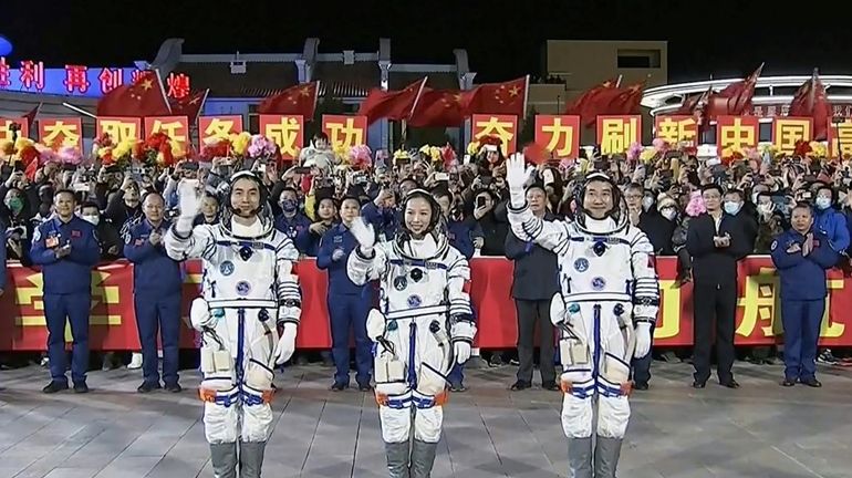 Espace : les taïkonautes chinois sont arrivés dans leur station spatiale pour leur plus longue mission habitée