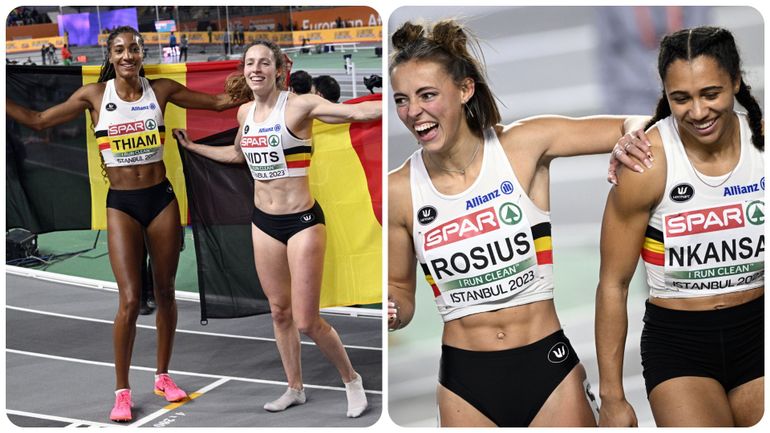 Euro d’athlétisme en salle – le récap noir-jaune-rouge : une Nafi en or, un 60m historique et deux finalistes sur 400m