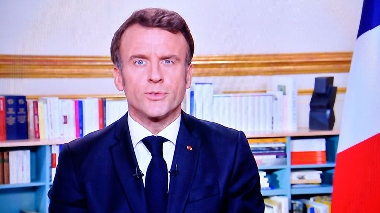Le président français Macron appelle ses compatriotes à 