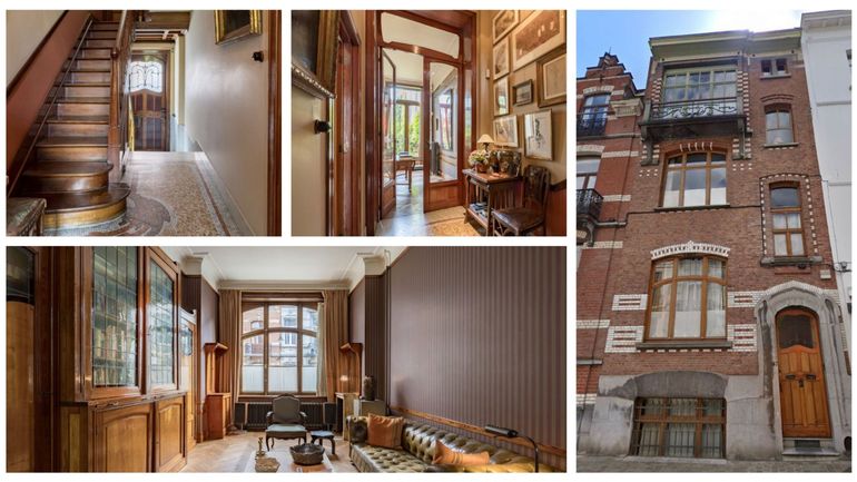 Ixelles : cette discrète maison classée signée Victor Horta à vendre pour près d'un million et demi d'euros