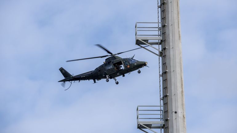 Andenne : l'électricité est rétablie dans deux villages, après qu'un hélicoptère de la Défense ait sectionné un câble