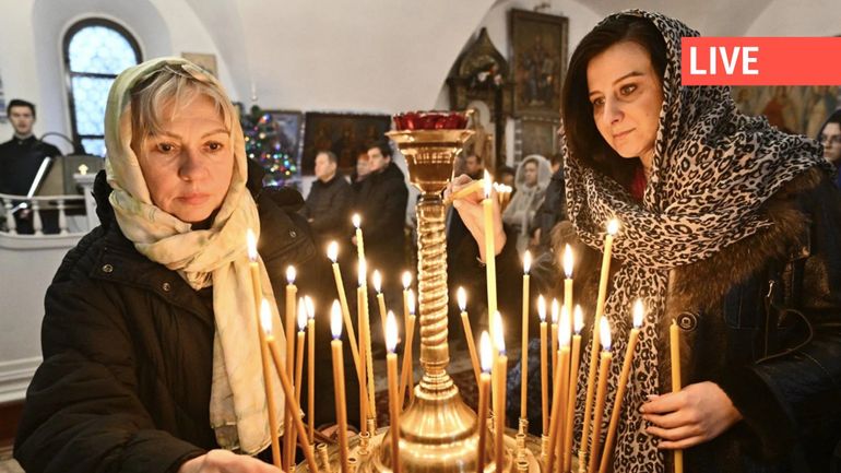 Direct - Guerre en Ukraine : à Kiev, des Orthodoxes fêtent Noël dimanche pour défier Moscou