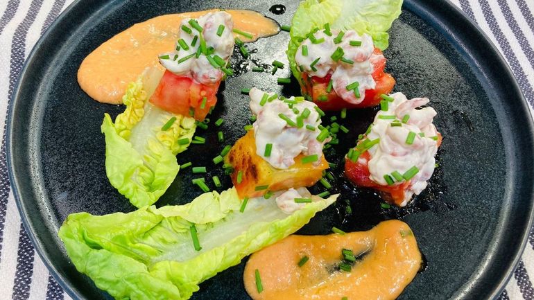 Recette Carlo: Tomate crevettes 