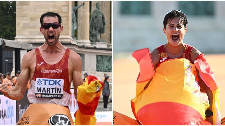 Mondiaux d’athlétisme : Maria Perez et Alvaro Martin signent le doublé 20km-35km, grand chelem espagnol en marche