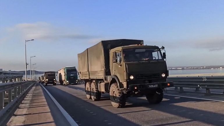 Guerre en Ukraine : Un convoi russe important avance vers Kiev depuis le sud