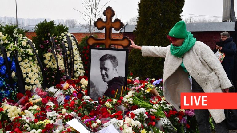 Direct - Guerre en Ukraine : de nombreuses personnes se recueillent sur la tombe de Navalny, au lendemain de ses obsèques dans un cimetière moscovite