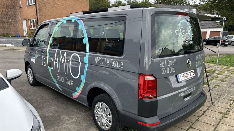 &#34;La Camio&#34; : un camion social aménagé pour aider les personnes isolées dans une partie du Condroz namurois