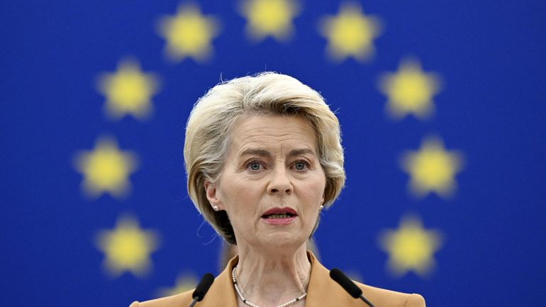 Ursula Von der Leyen attendue pour le dernier État de l'Union de sa législature : suivez son discours en direct