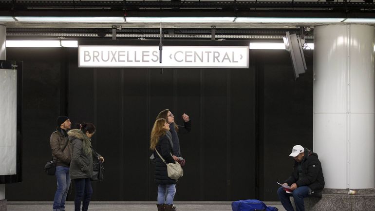 Un accompagnateur de train agressé par un passager en gare de Bruxelles-Central