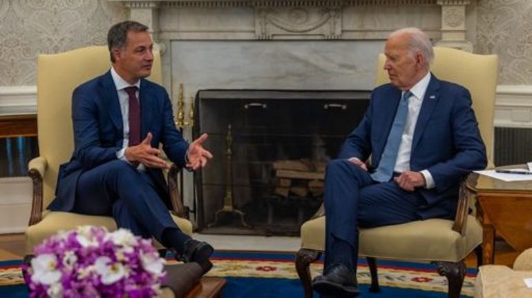 Joe Biden demande à la Belgique d'encourager les Palestiniens à négocier