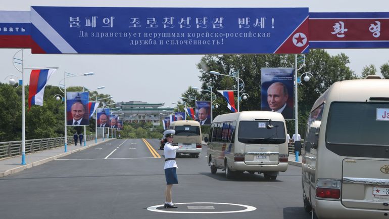 Vladimir Poutine est arrivé en Corée du Nord pour une visite d'Etat