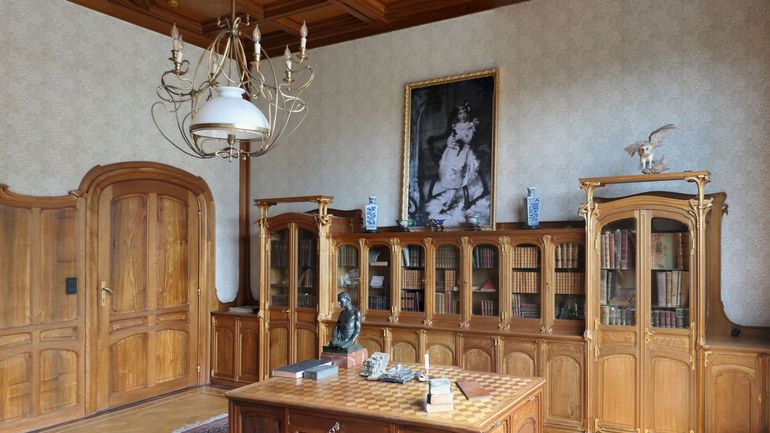 Patrimoine : le bureau d'Edmond van Eetvelde de Victor Horta reconstitué 100 ans après sa disparition