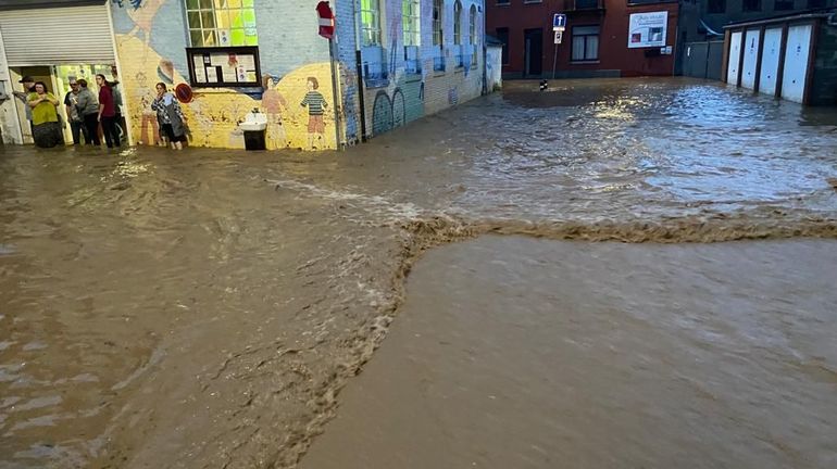 Les ruisseaux ont débordé en province de Namur: 