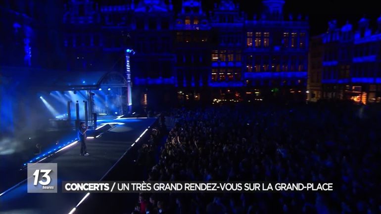 Succès pour les concerts sur la Grand-Place de Bruxelles à l'occasion de la Fête de la FWB
