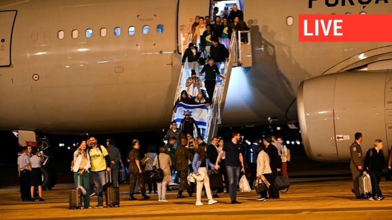 Direct - Guerre Israël-Gaza : Brussels Airlines prolonge l'annulation de ses vols mais pourrait évacuer des Belges