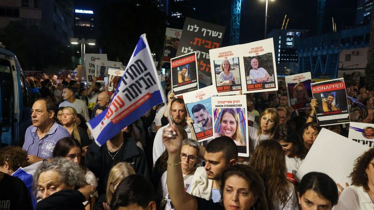 Guerre Israël-Gaza : manifestation à Tel Aviv contre la guerre dans la bande de Gaza