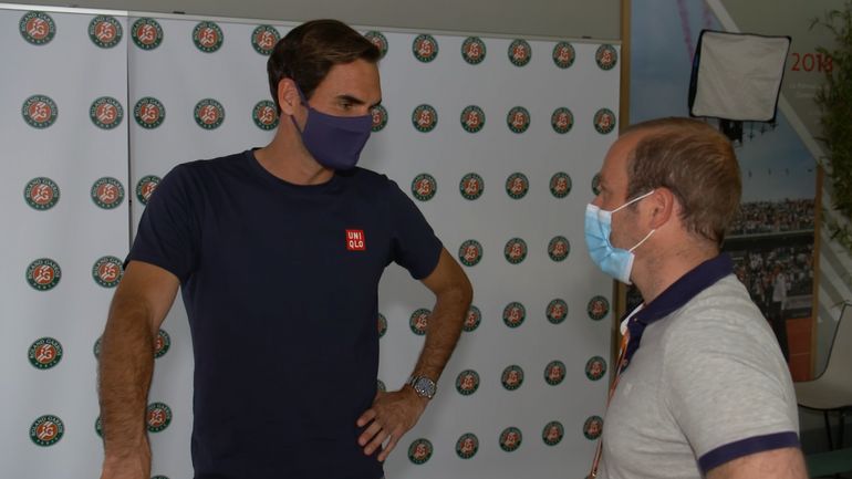 Roland-Garros : Olivier Rochus retrouve Roger Federer et l’interviewe : " Charleroi ? Le seul abandon de toute ma carrière ! "