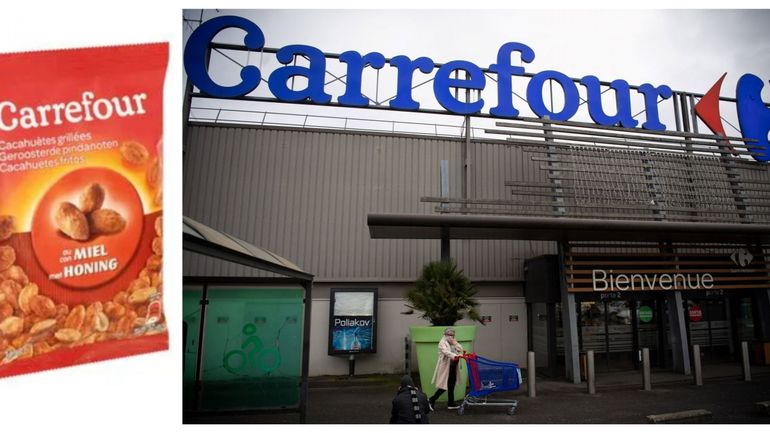 Rappel de produit : Carrefour retire de la vente ses cacahuètes grillées au miel
