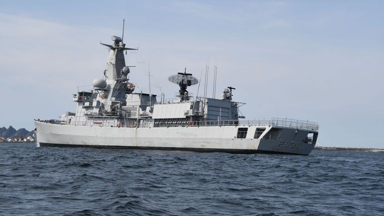 La frégate Louise-Marie de la Marine belge a rejoint la mer Rouge et l'opération Aspides