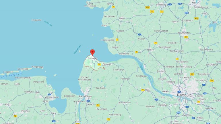Un mort et quatre disparus en mer du Nord, au large de l'Allemagne, après une collision entre deux cargos
