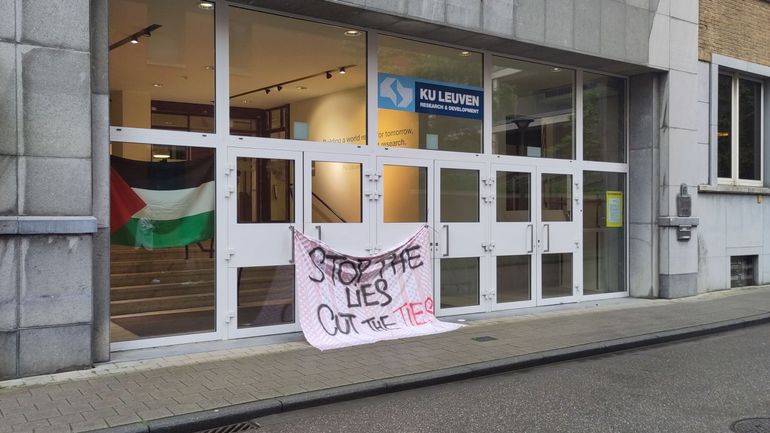 Guerre Israël-Gaza : les activistes qui occupaient un bâtiment de la KU Leuven doivent quitter les lieux