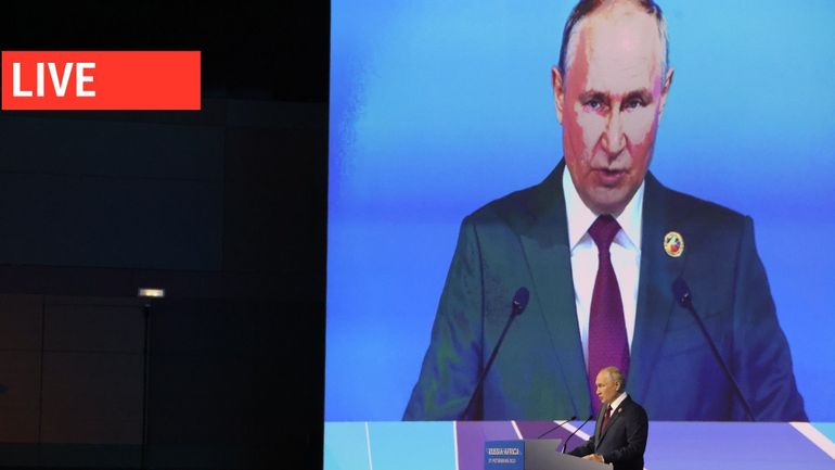 Direct - Guerre en Ukraine : à Saint-Pétersbourg, le président égyptien al-Sissi presse Poutine de relancer l'accord céréalier