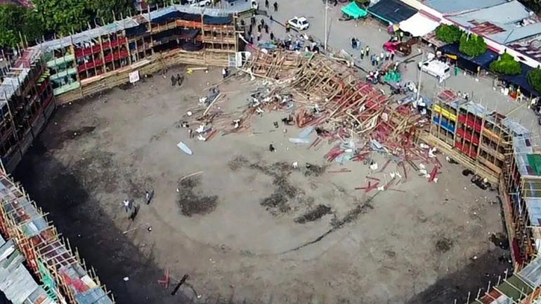 Colombie : les gradins d'une arène s'effondrent, des morts et des centaines de blessés à déplorer
