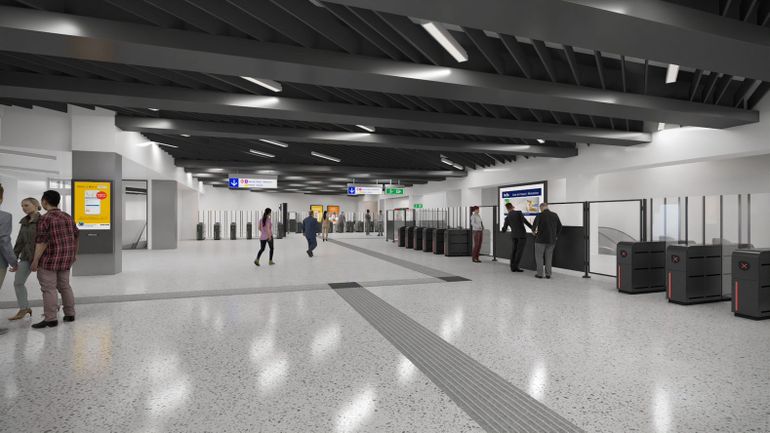 Cinq ans de travaux pour l'agrandissement et la modernisation de la station de métro Gare centrale