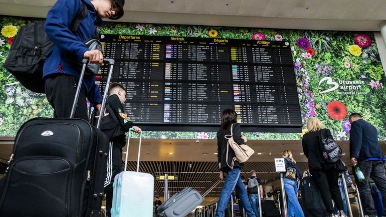 De nombreux vacanciers à l'aéroport de Bruxelles : juillet comme signal de départ