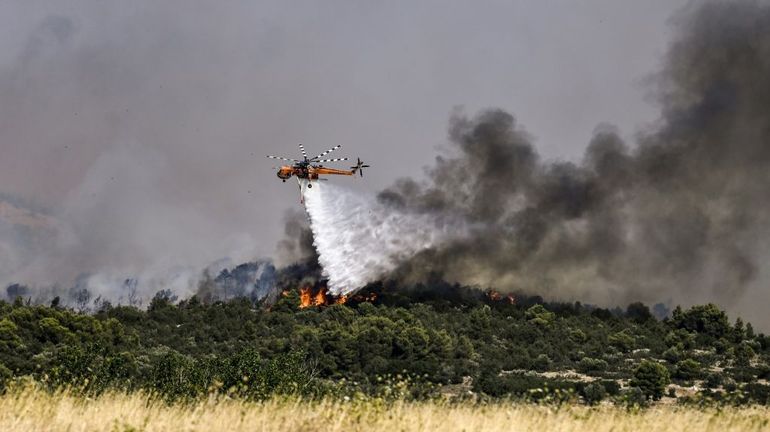 Grèce: les feux de forêt presque circonscrits, mais une nouvelle vague de chaleur menace