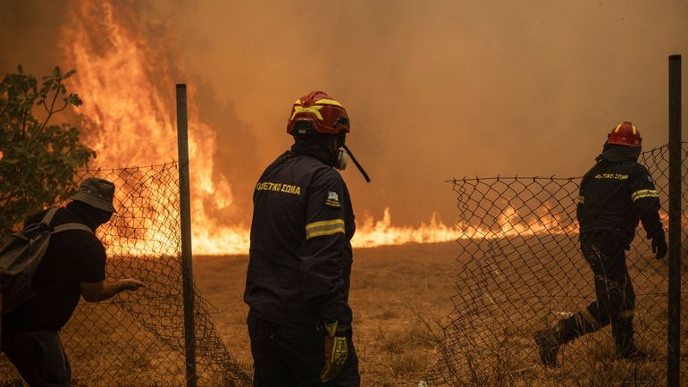 La Grèce demande l'aide de l'UE pour lutter contre l'incendie près d'Athènes