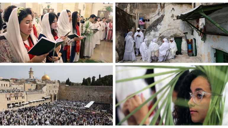 Dimanche de Pâques : à Jérusalem, célébrations juives, chrétiennes et musulmanes sous haute sécurité (reportage)