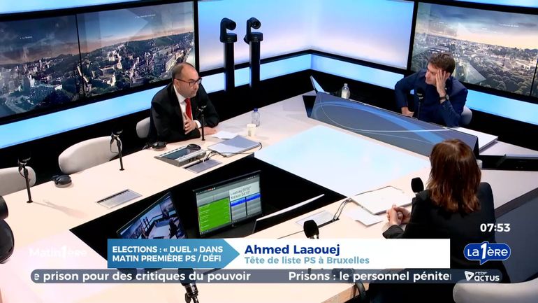 Duel entre Ahmed Laaouej (PS) et Joëlle Maison (Défi) : 