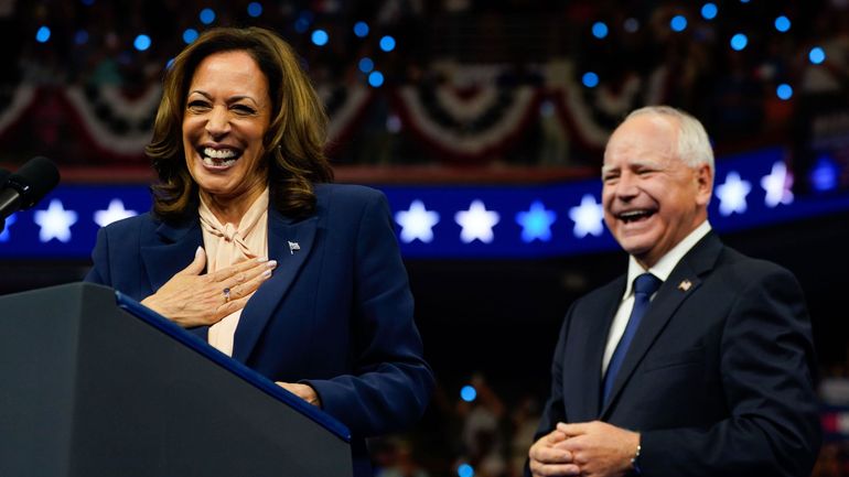 Kamala Harris et Joe Biden en campagne ensemble le 15 août