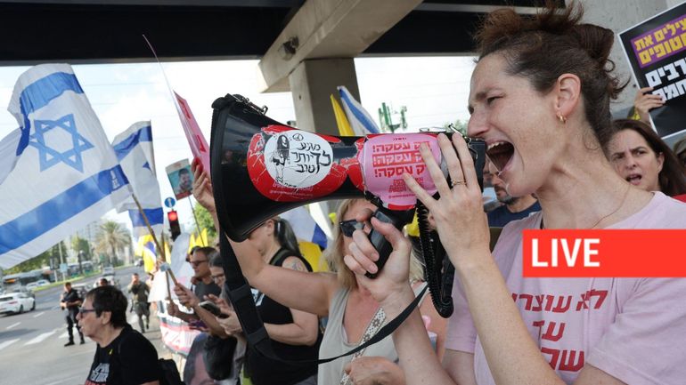 Direct - Guerre Israël-Gaza : à Tel-Aviv, des centaines de manifestants réclament un accord sur les otages avant la réunion du cabinet de sécurité israélien