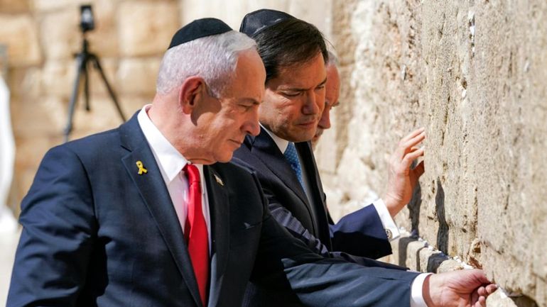 Le secrétaire d'État américain Marco Rubio rencontre Netanyahu à Jérusalem et promet le 