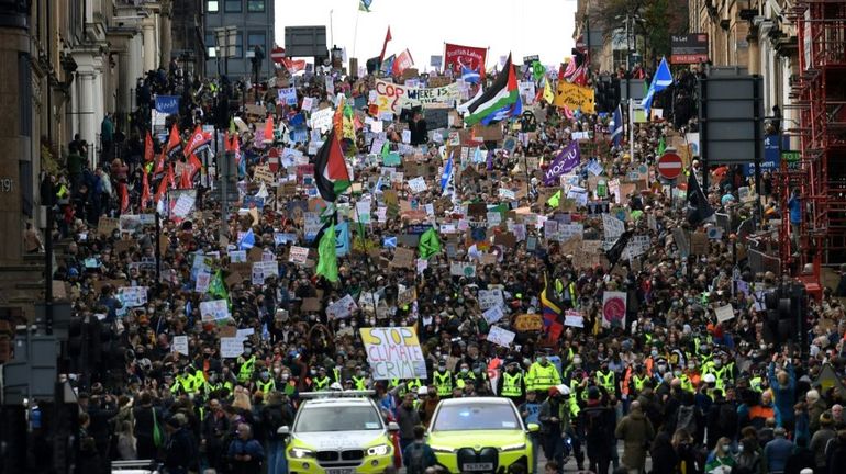 COP26 : Glasgow et le monde marchent ce samedi pour le climat