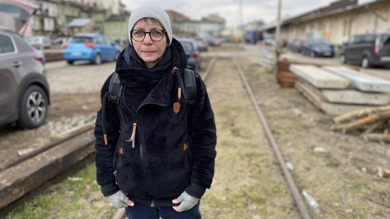 Renate, une Anversoise, est partie à pied pour sortir elle-même son fils d'Ukraine