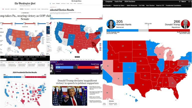 Élection présidentielle aux États-Unis : pourquoi tous les médias ne donnent pas les mêmes résultats au même moment ?